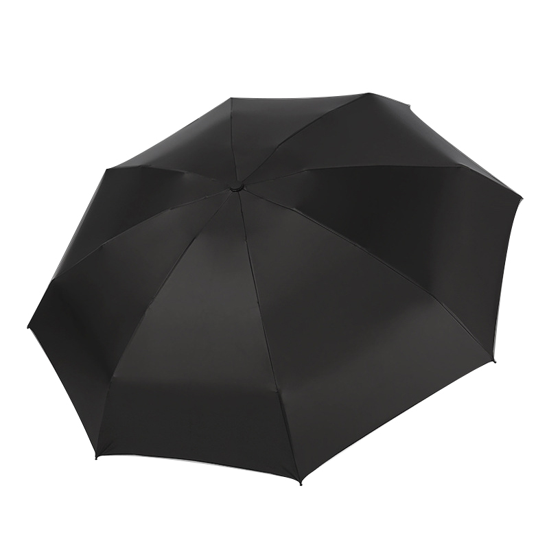 三极户外（Tri－Polar）TP7041雨伞雨衣迷你五折伞口袋伞晴雨两用女小清新遮阳伞防紫外线防晒太阳伞雨伞 黑色（把）