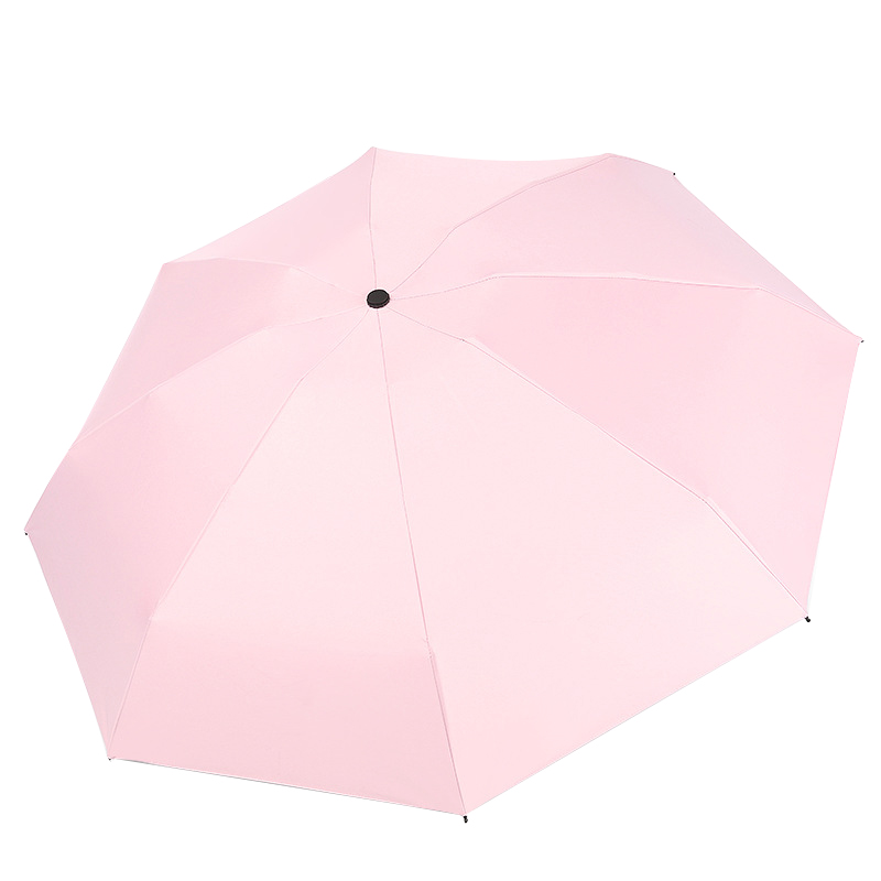 三极户外（Tri－Polar）TP7041雨伞雨衣迷你五折伞口袋伞晴雨两用女小清新遮阳伞防紫外线防晒太阳伞雨伞 粉色（把）
