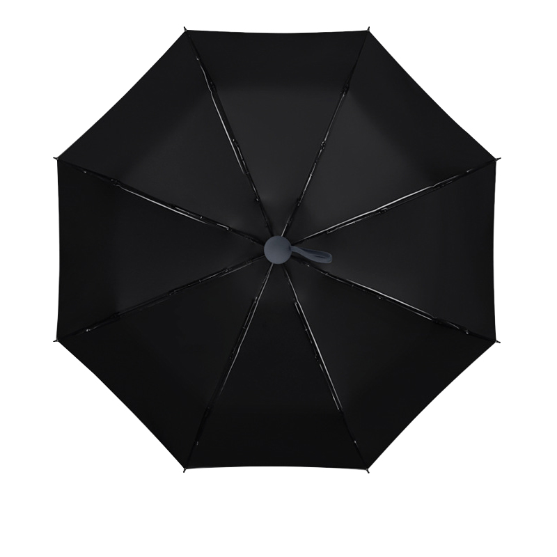 三极户外（Tri－Polar）TP7053雨伞雨衣拼色黑胶五折伞胶囊迷你伞UV防紫外线太阳伞 UV拼色八骨仲夏粉（把）