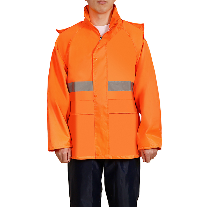 三极户外（Tri-Polar）TP1898加厚反光成人分体雨衣户外环卫雨衣套装 荧光黄 XL（套）