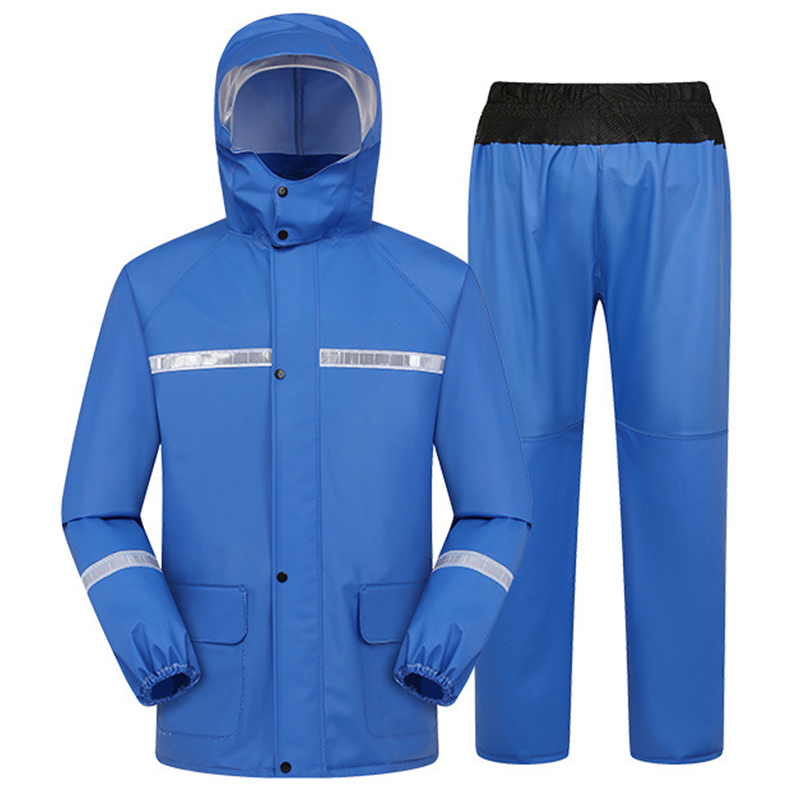三极户外（Tri-Polar）TP1897分体式全身防雨雨衣雨裤套装 天空蓝 4XL（套）