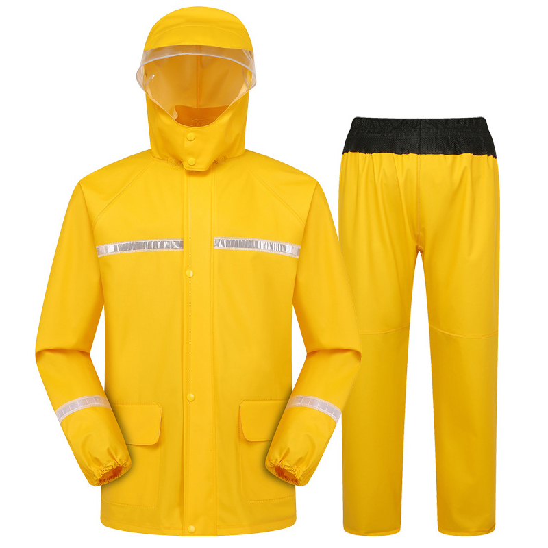 三极户外（Tri-Polar）TP1897分体式全身防雨雨衣雨裤套装 黄色 XXL（套）
