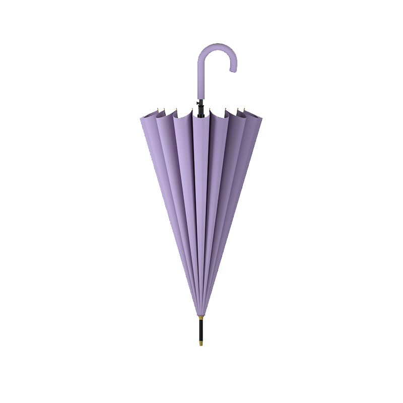 苏识 SS-WGYS05 16骨弯钩直杆雨伞φ110×86cm 16骨 香芋紫(单位：把)