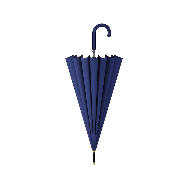 苏识 SS-WGYS02 16骨弯钩直杆雨伞φ110×86cm 16骨 藏青色(单位：把)