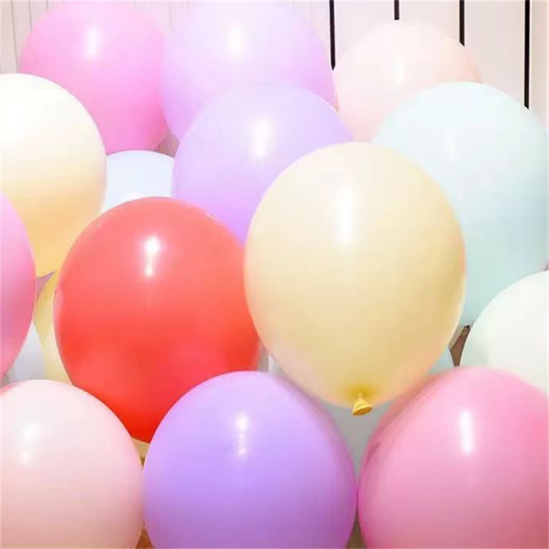 咏忆 气球 100个/包/10寸马卡龙混色 可发固定颜色