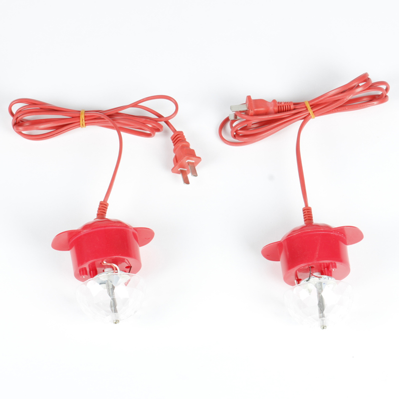 雪洁 红灯笼LED灯 5-320 220V 红光 2m线长 不旋转 10个 1盒 装饰灯 霓虹灯 (单位：个)