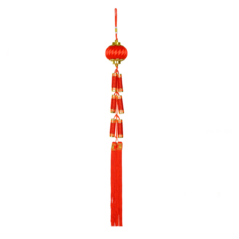 京唐新年红灯笼鞭炮串挂件过年室内客厅挂饰(单位：个)