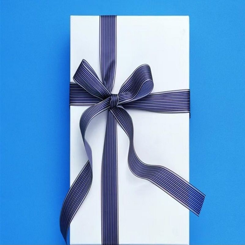 国产 礼盒包装蓝格立体泡泡编织带（个）