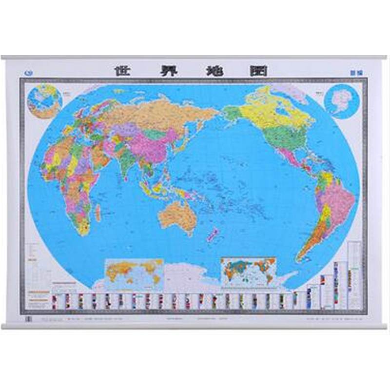 国产 世界地图带杆1.54*1.1m （单位：个)