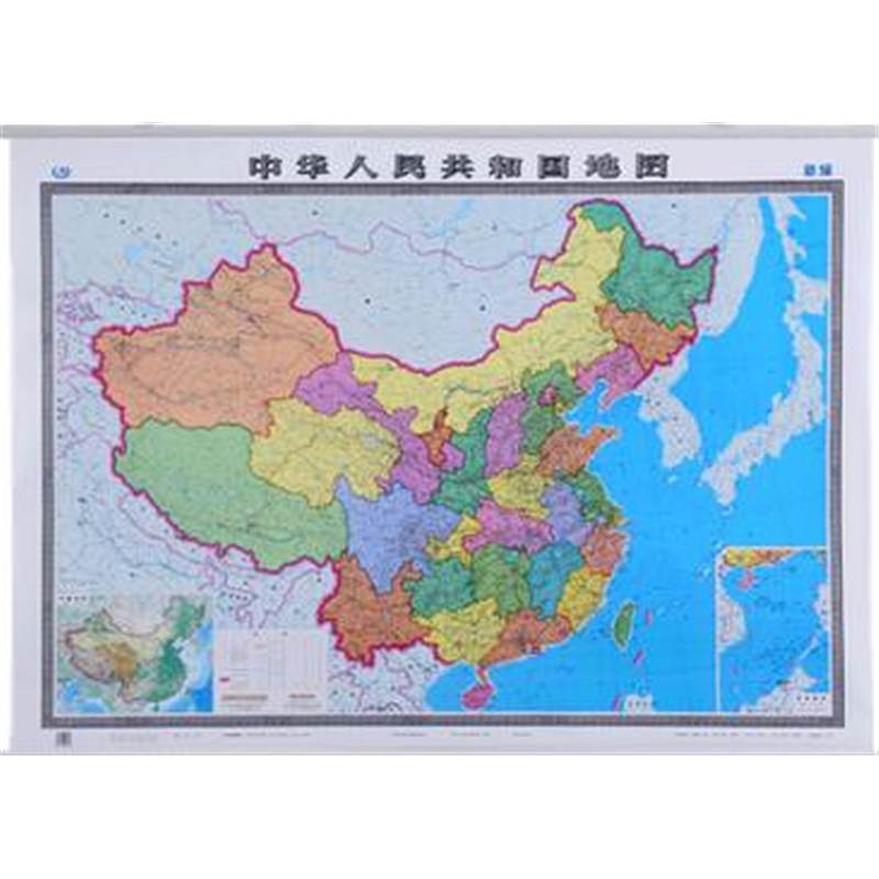 博采中国地图带杆1.54*1.1M(个)