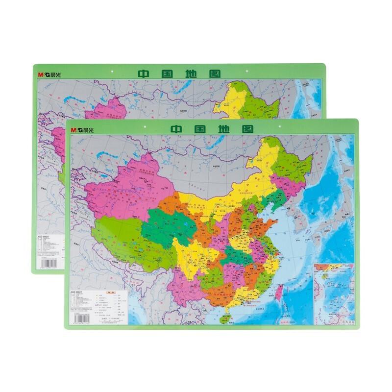 晨光(M&G) ASD99827 中国地图 图典水晶版 1.00 册/个 (计价单位：个)
