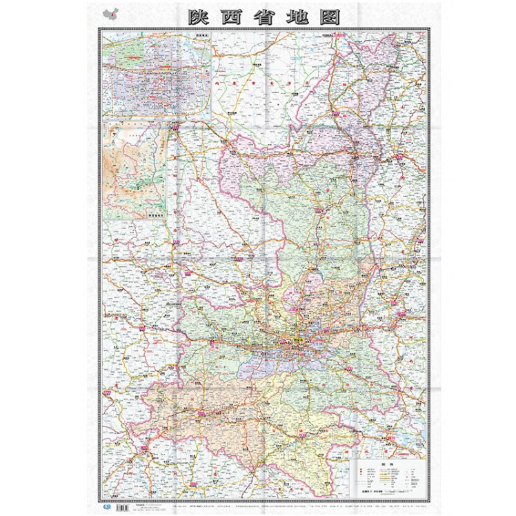 博采陕西省地图1.4*1.1m（张）