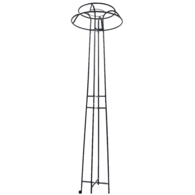 国产 铁艺蘑菇型爬藤花架 高205cm 顶部直径55cm插脚直径29cm (个)