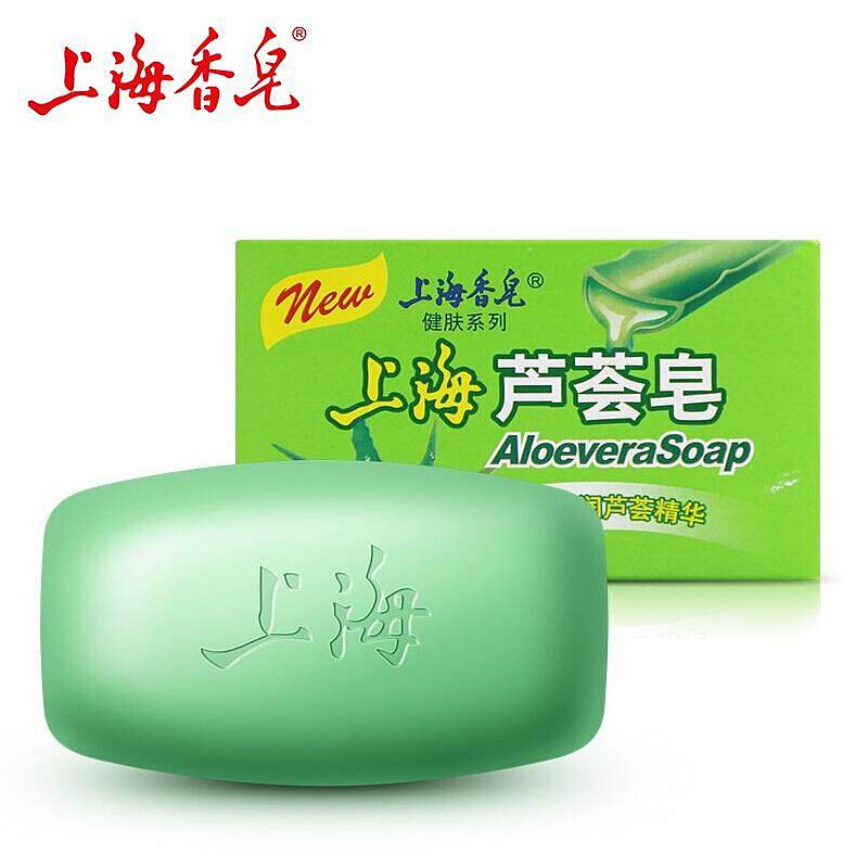 上海香皂芦荟皂125g（块）