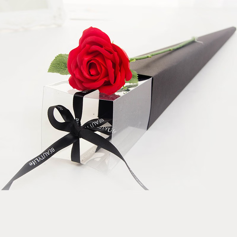 初朵 单支玫瑰花鲜香皂花圣诞节礼物送女友生日礼物女伴手礼（个）