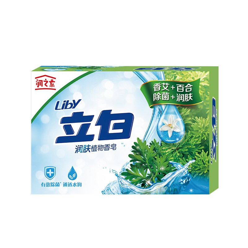 立白润肤除菌植物香皂(香艾除菌)100g（单位：块）