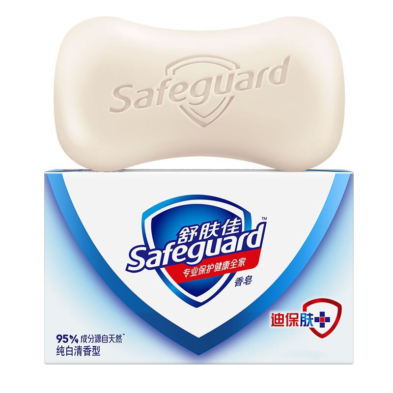舒肤佳（Safeguard）纯白清香型香皂 115g/块 72块/箱（(单位：箱)