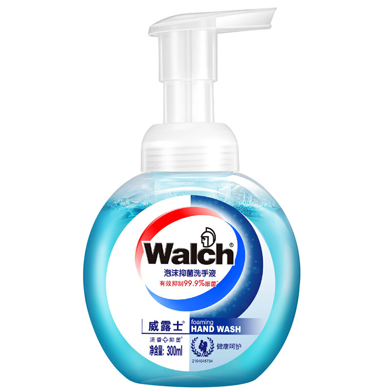 威露士抑菌泡沫洗手液(健康呵护)300ML(单位：瓶)