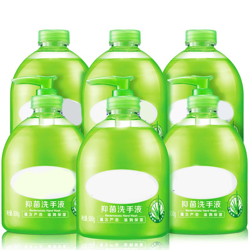 威克士（WORX）芦基洗手液套装:洗手液瓶500g*3+瓶装补充装500g*3(单位：瓶)