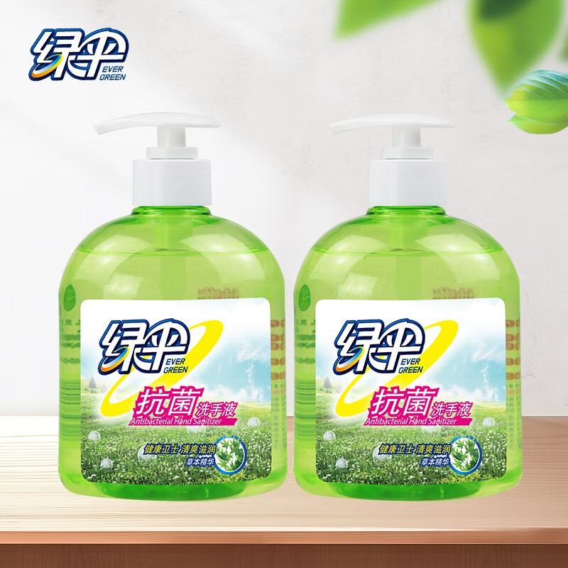 绿伞抗菌洗手液(草本精华)500g（瓶）