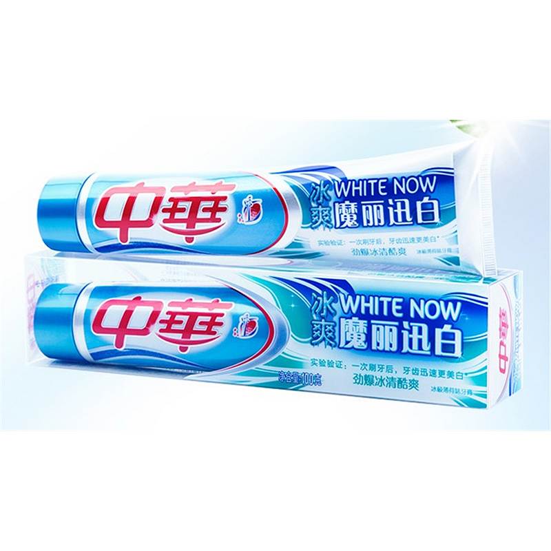 中华 100G牙膏魔丽迅白冰极薄荷味(单位：支)