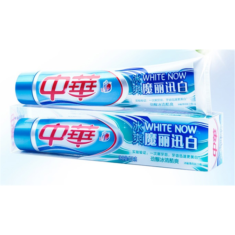 中华170G牙膏魔丽迅白冰极薄荷味 (单位：支)