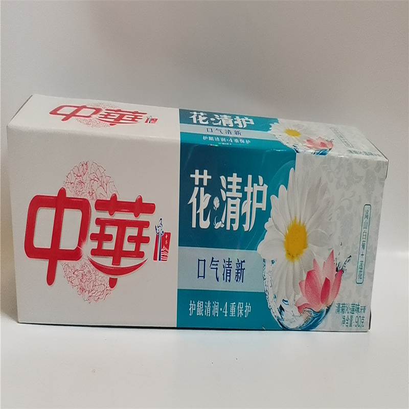 中华中华花清护清菊沁莲味牙膏白54X90g(支)