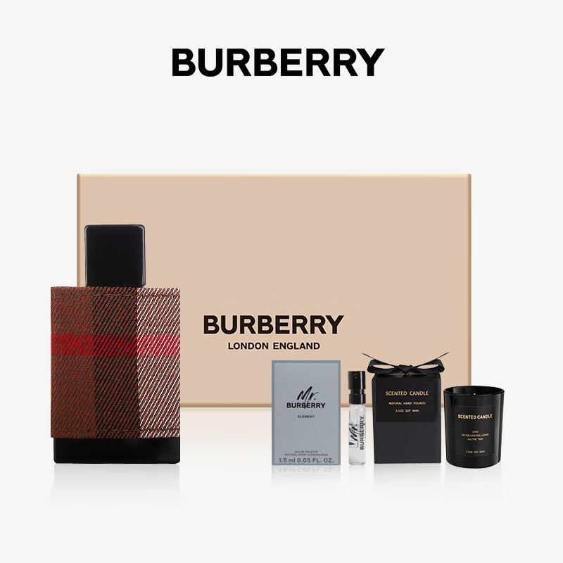 博柏利(BURBERRY) 伦敦男士淡香水礼盒(30ml+1.5ml+蜡烛)（单位：盒）