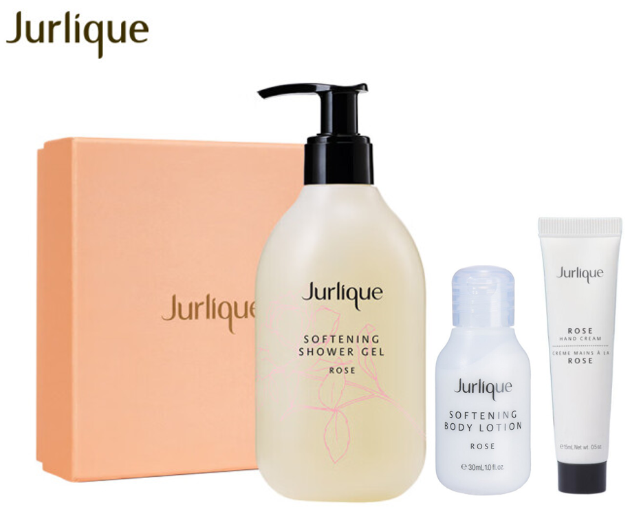 茱莉蔻（Jurlique）沐浴露+身体乳+护手霜3件套(单位：套)