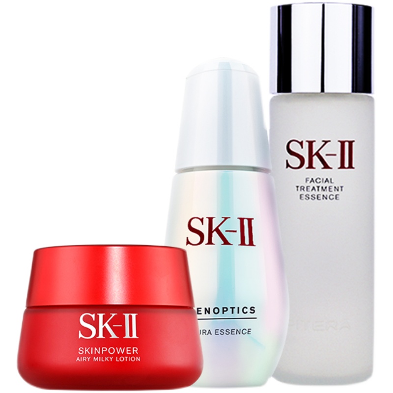 SK-II护肤品套装（神仙水230ml+小灯泡50ml+大红瓶面霜80g）（套）