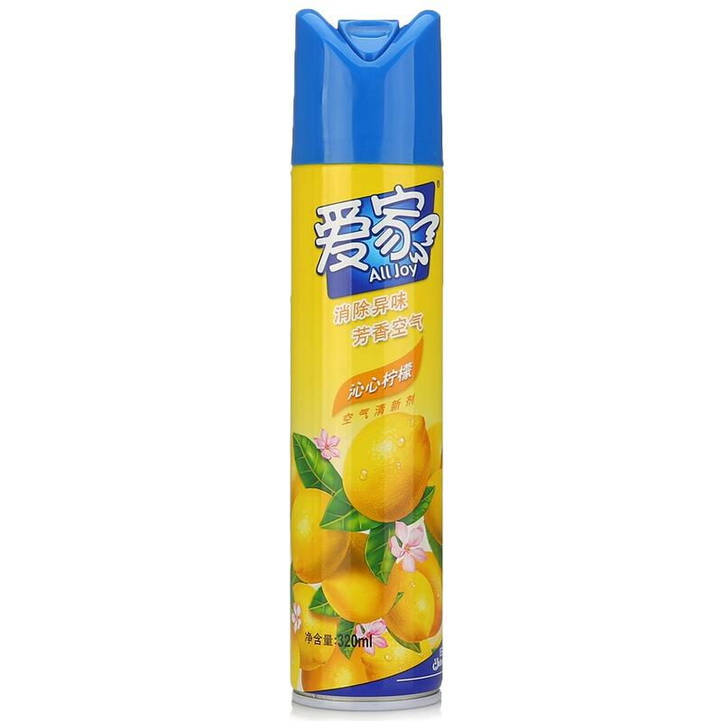 爱家空气清新剂（沁心柠檬）320ML(瓶)