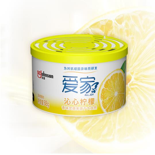 爱家58708  固体清香剂88g 柠檬清香（个）