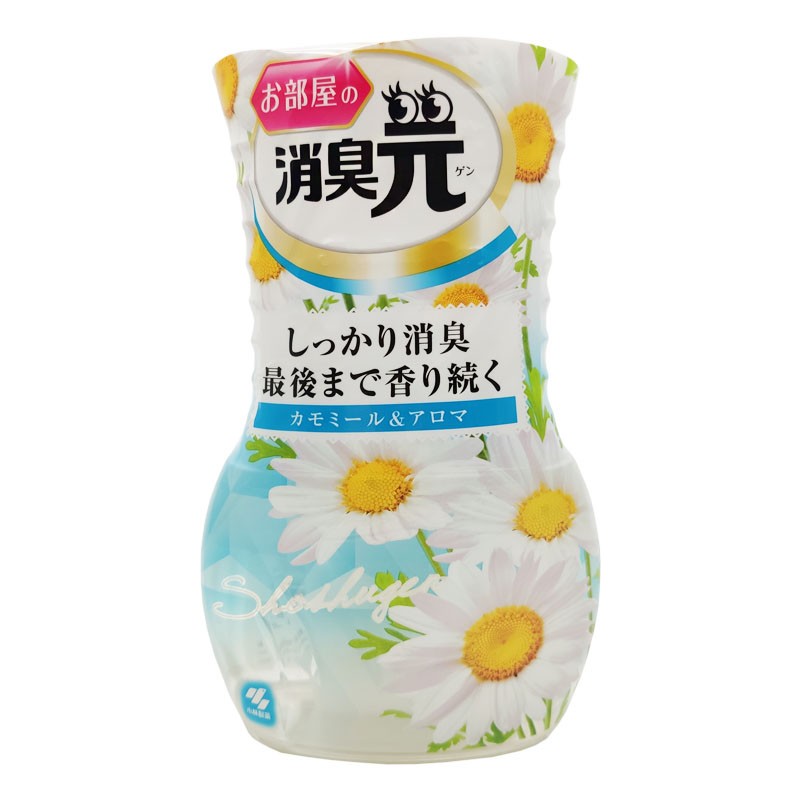 小林制药日本进口除臭剂室内厕所空气清新剂消臭元（甘菊清香）400ml （瓶）