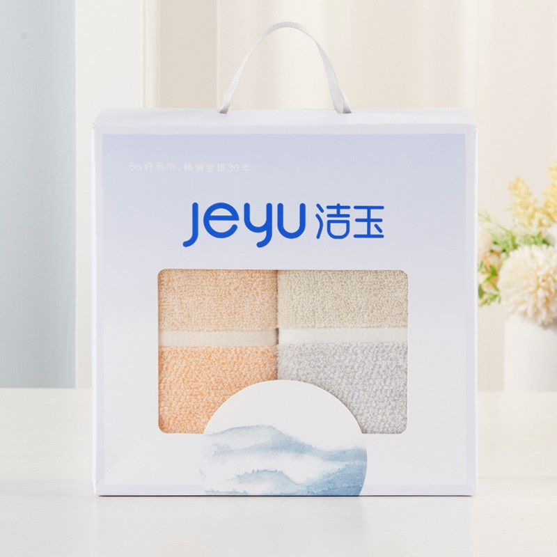 洁玉J0702－A秋水单条毛巾礼盒(盒)