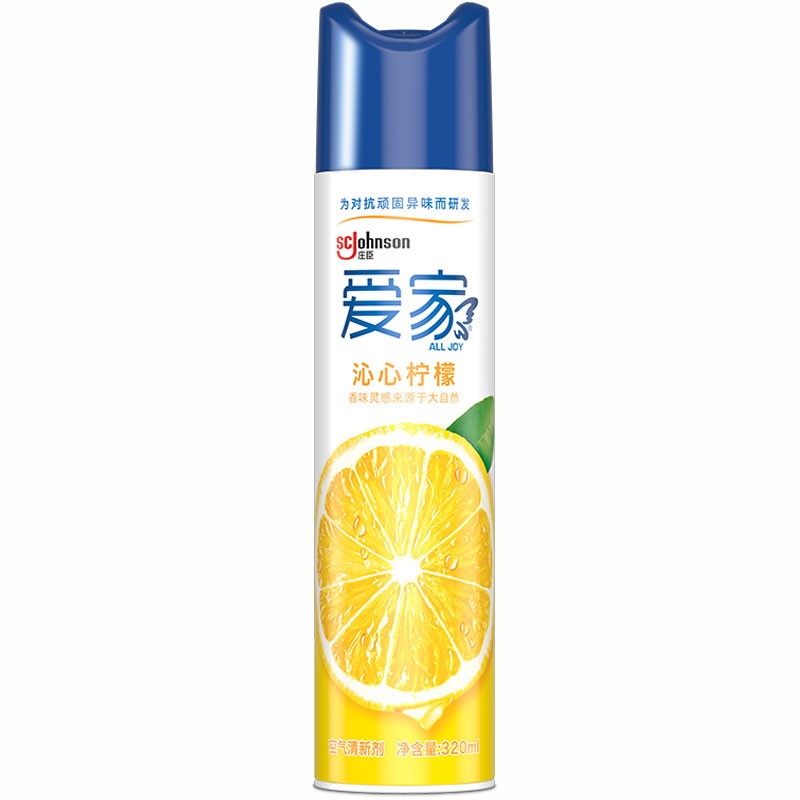 爱家（AIKa）空气清新剂320ml消除异味芳香空气剂 柠檬（个）