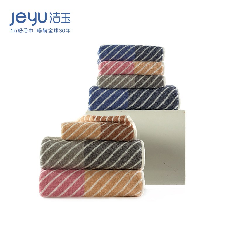 洁玉(Jeyu) J0012F 34*74cm 塞纳印象毛巾  单位：条