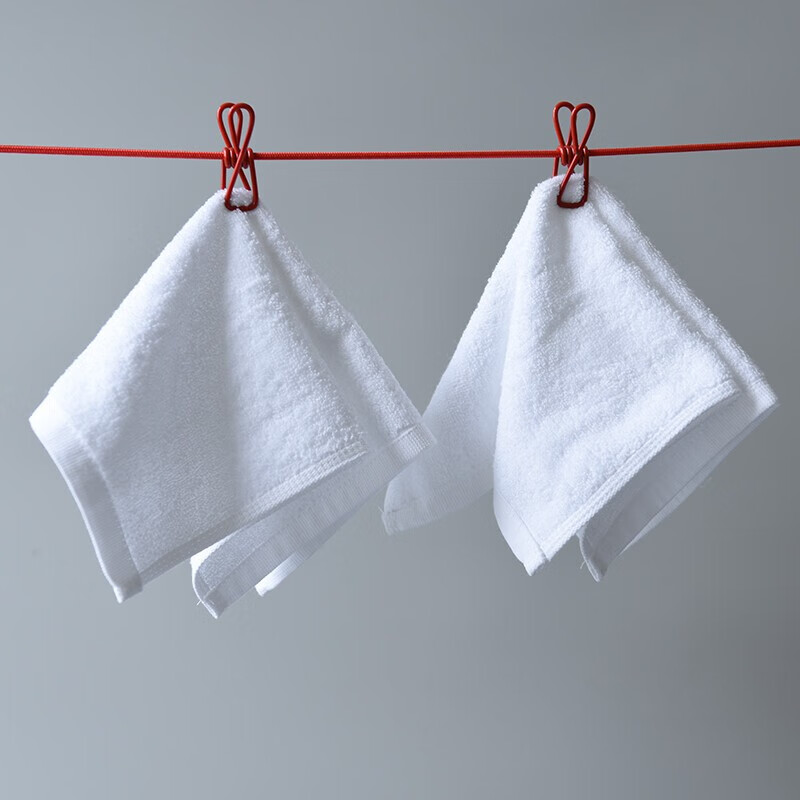 国产 白色小方巾抹布 3条装（单位：组）