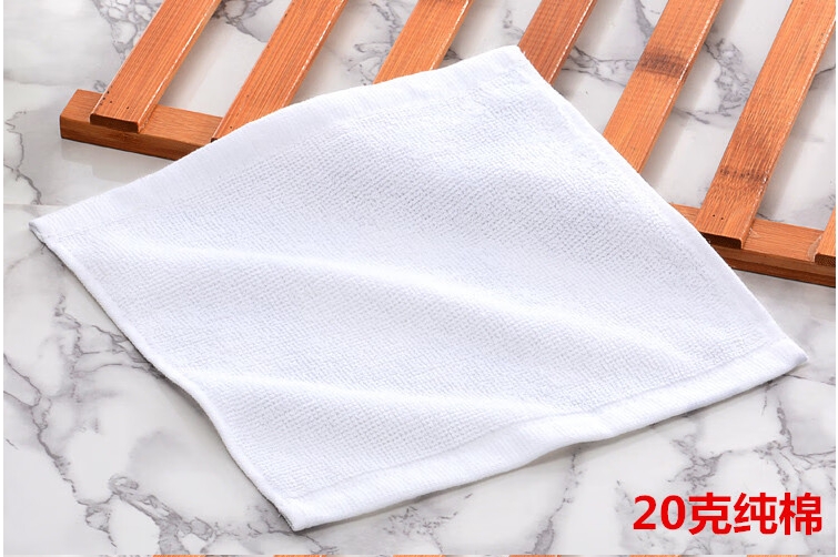 国产白色方巾20克棉22*22厘米100条(单位：包)