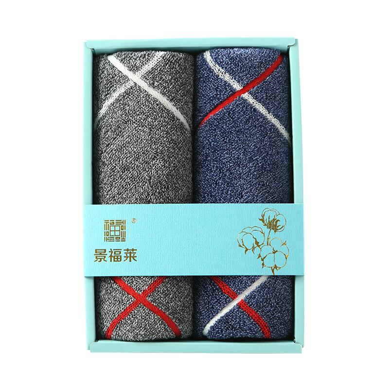 景福莱 蓝色透明盒3 毛巾 (单位：盒)
