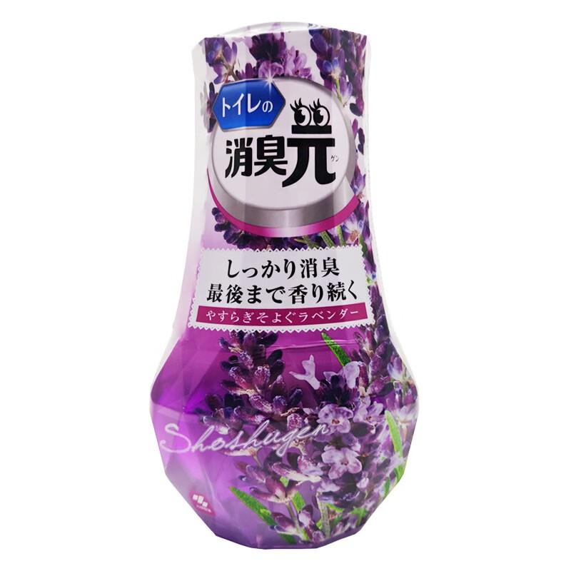 小林制药日本进口除臭剂空气清新剂芳香剂厕所用消臭元（薰衣草香）400ml（瓶）