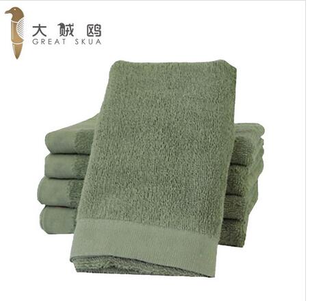 大贼鸥 毛巾浴巾  1条 绿色 纯棉(单位：条)