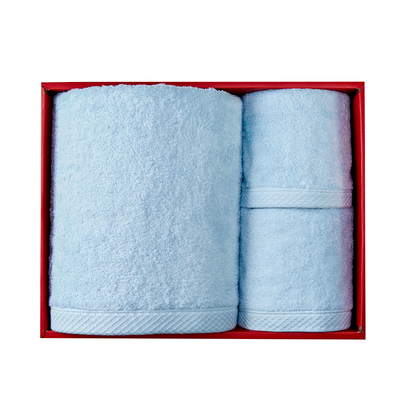 多样屋（TAYOHYA)组合装 柔+抗菌1方1面1浴礼盒 天蓝色（单位：盒）