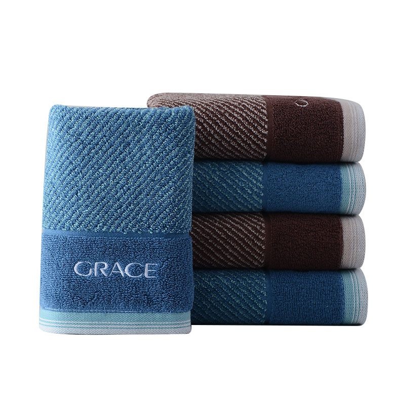 洁丽雅（Grace）9202A 72*34 100G毛巾双条盒装（盒）