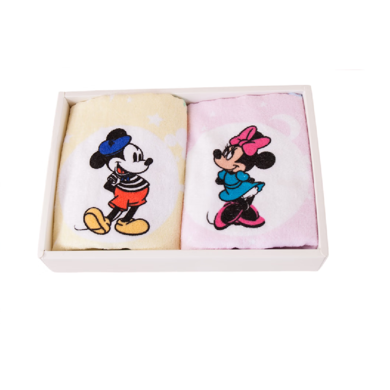 迪士尼 幻彩毛巾两件套25*50cm*2条（单位：套）