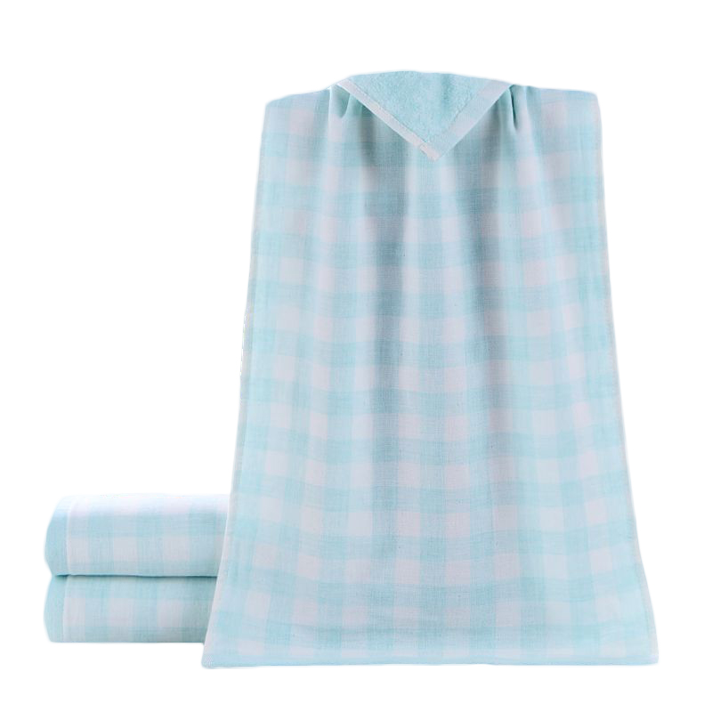 三极户外（Tri-Polar） TP1251 小清新棉纱布方格子毛巾两件套  34*74cm (单位：条)