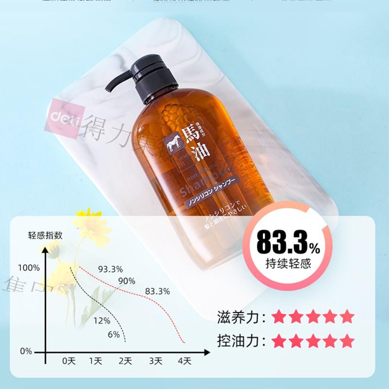 熊野咖思美 马油洗发水600ml(瓶）
