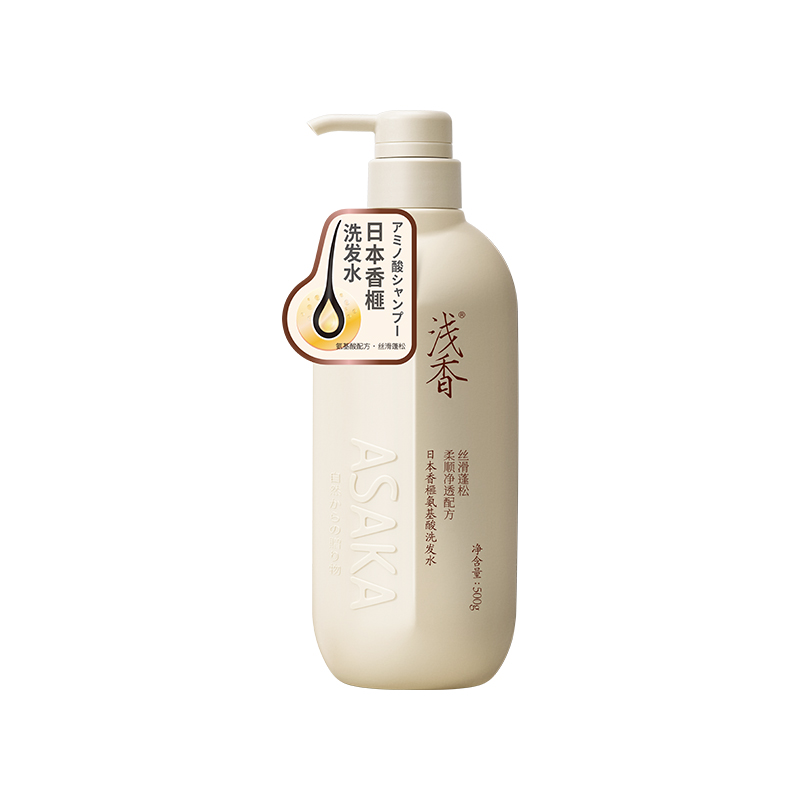 日本浅香香榧氨基酸洗发水500g（瓶）