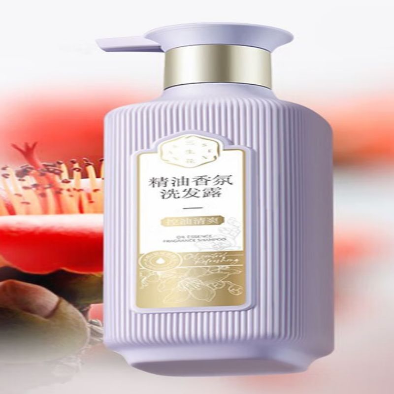 三生花紫色控油清爽型精油香氛洗发水500ml(单位：瓶)
