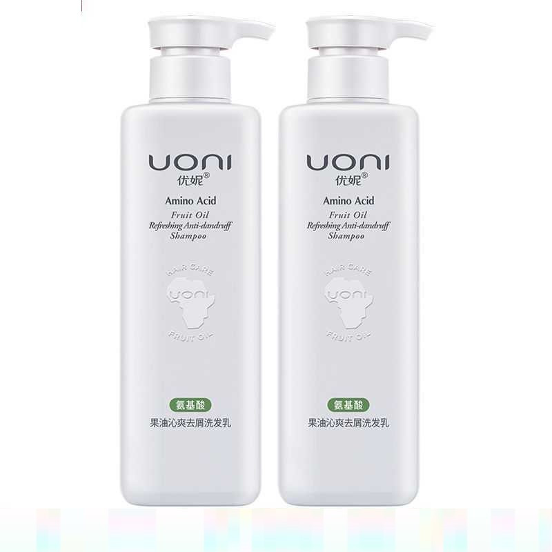 优妮（UONI） 果油 沁爽去屑洗发乳 500ml （24瓶/件） （单位：瓶）