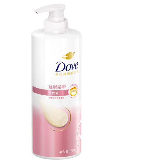 多芬（Dove）日常丝滑柔顺洗发乳 700克洗发水(单位：瓶)